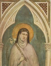 Giotto: Szent Klára (részlet)